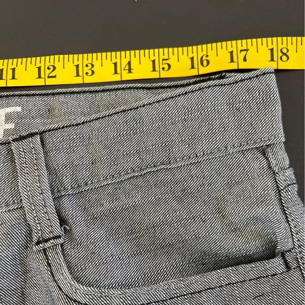 Vintage Y2K Red Ape Men Jeans Size 36 Gray Embroidered Denim Streetwear Skater